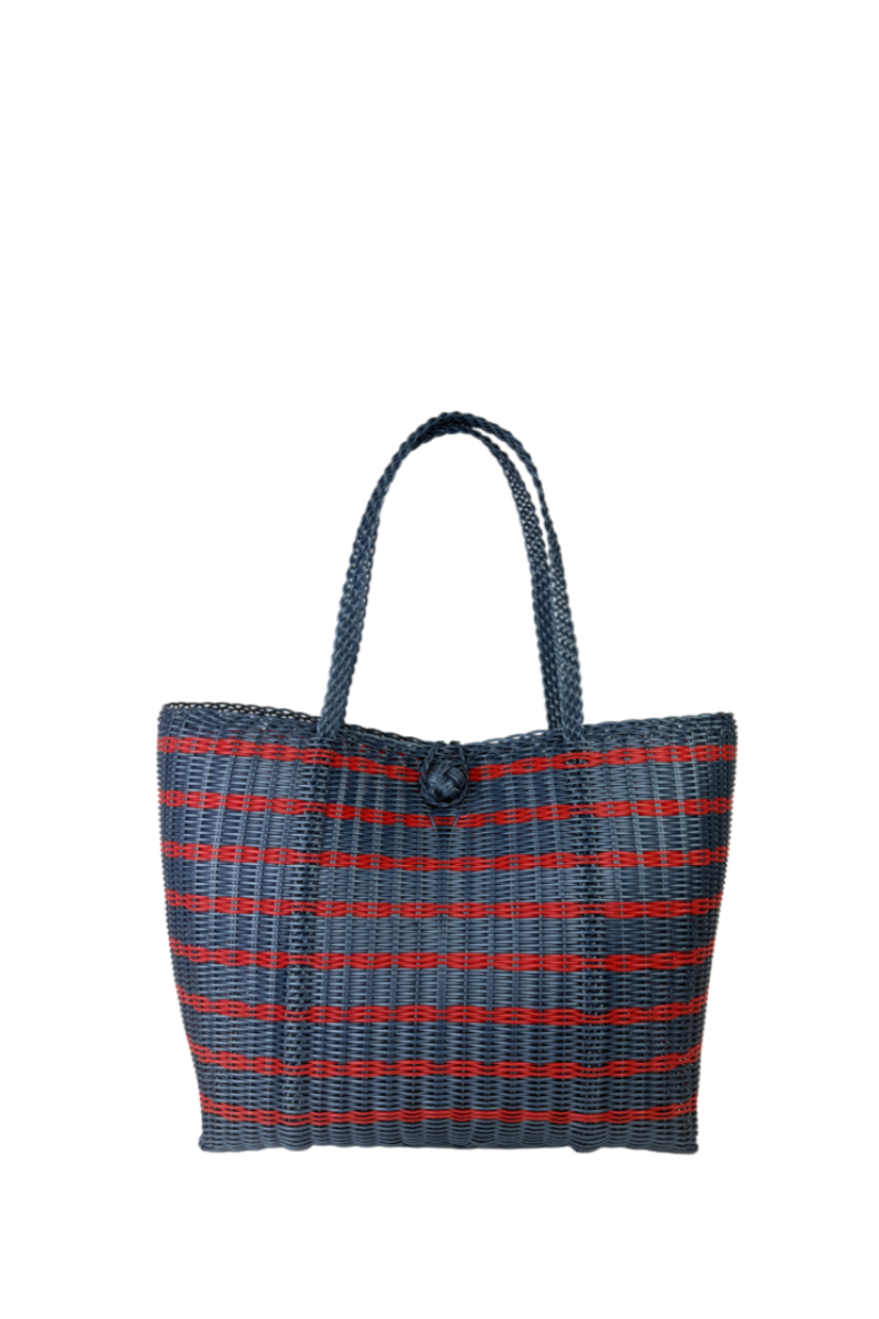 Medium | Sailor Stripe Fog Blue/Red