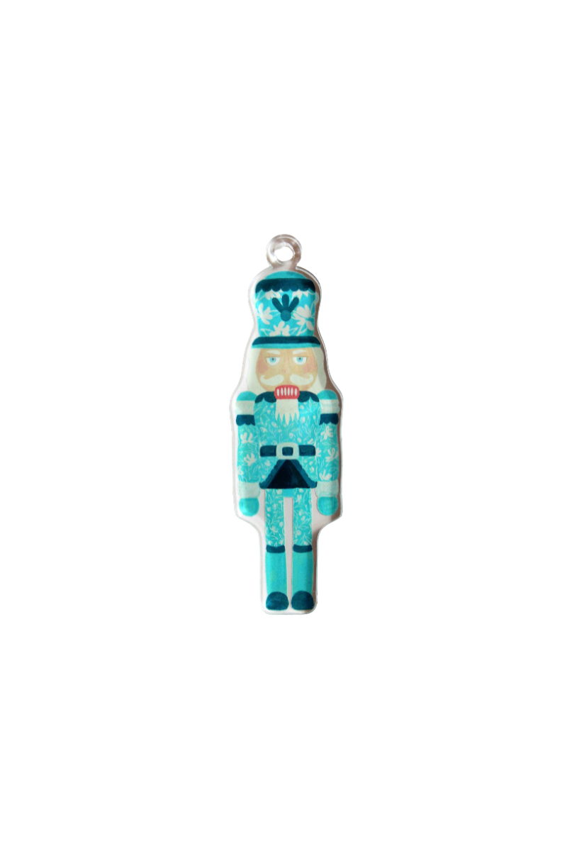 Blue Nutcracker Ornament