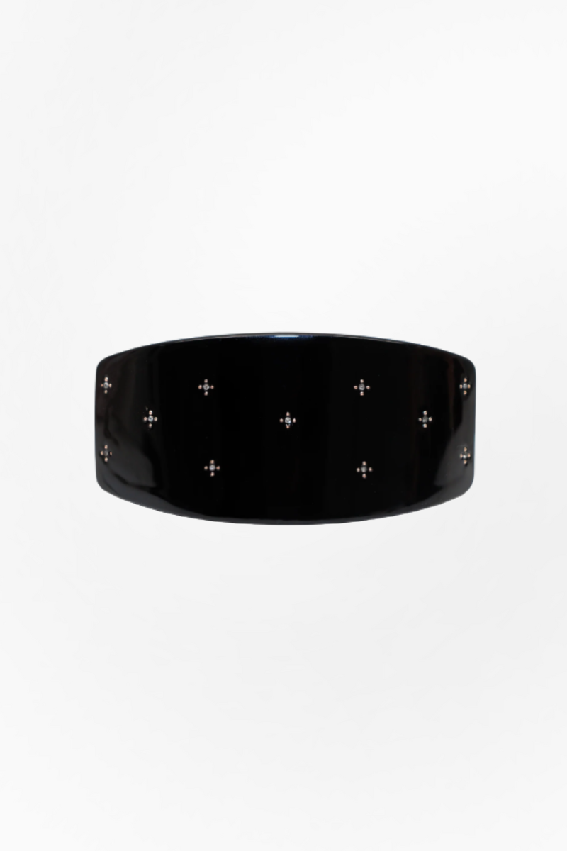 Ponytail Barrette in Midnight Magic