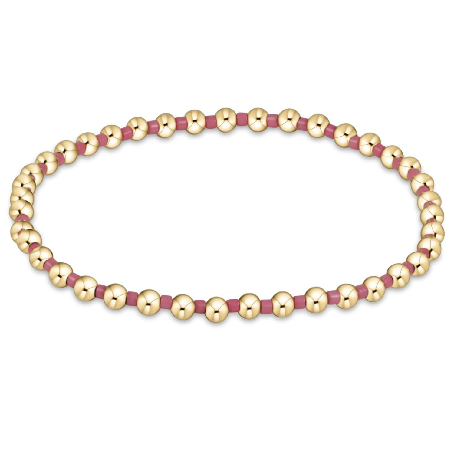 Hope Grateful Bracelet - Pink Metallic