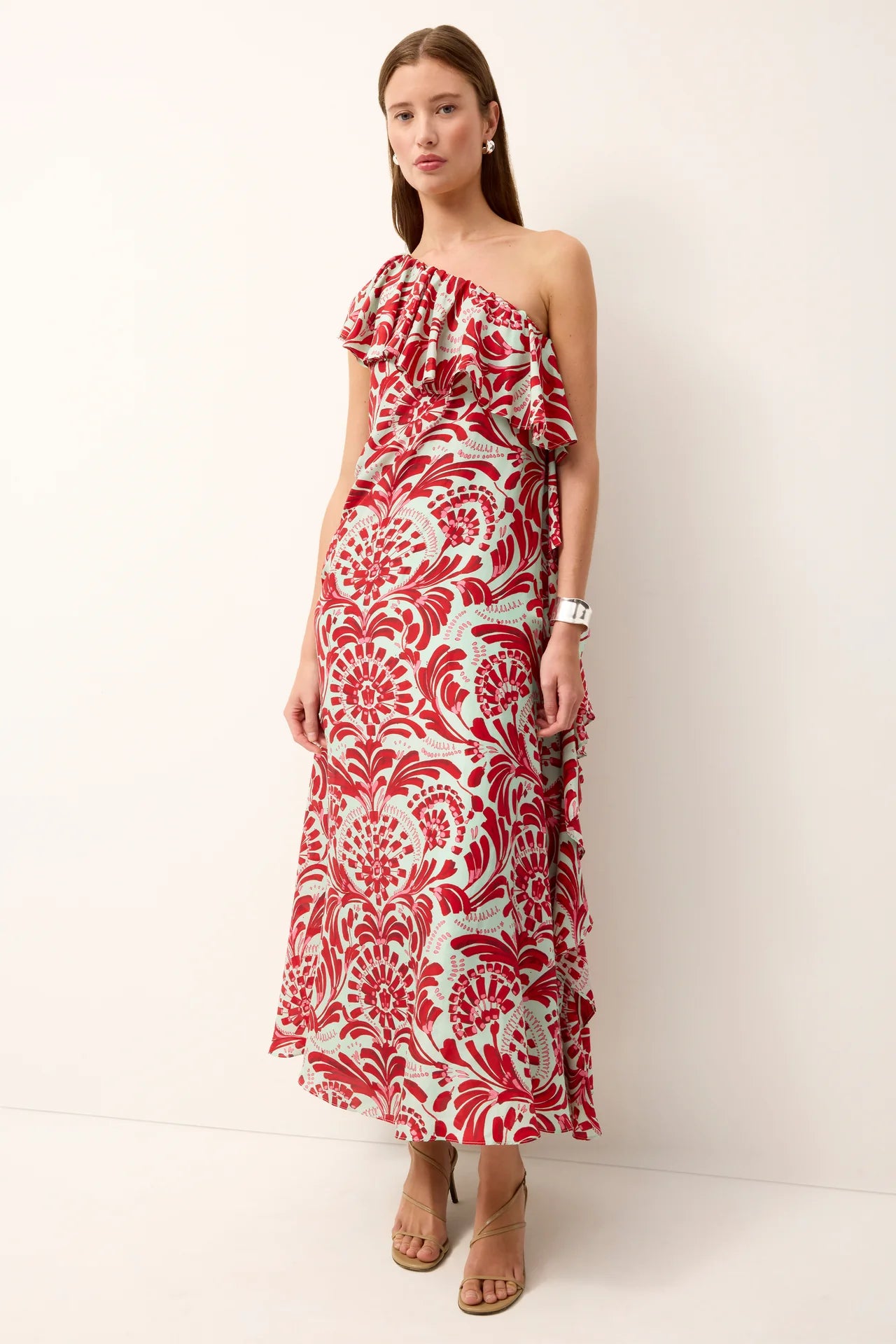 marie oliver red dress Ola Dress