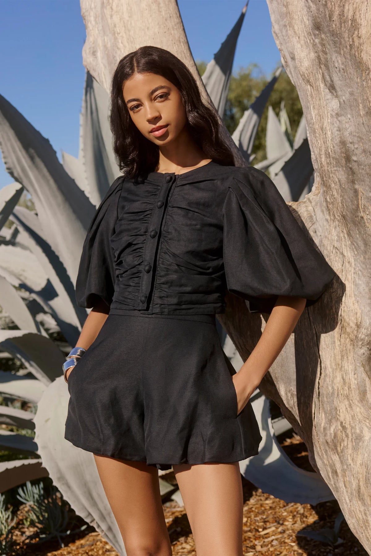 HYEON ヘヨン　herring tops Marie Oliver Rowan Top | Heery's