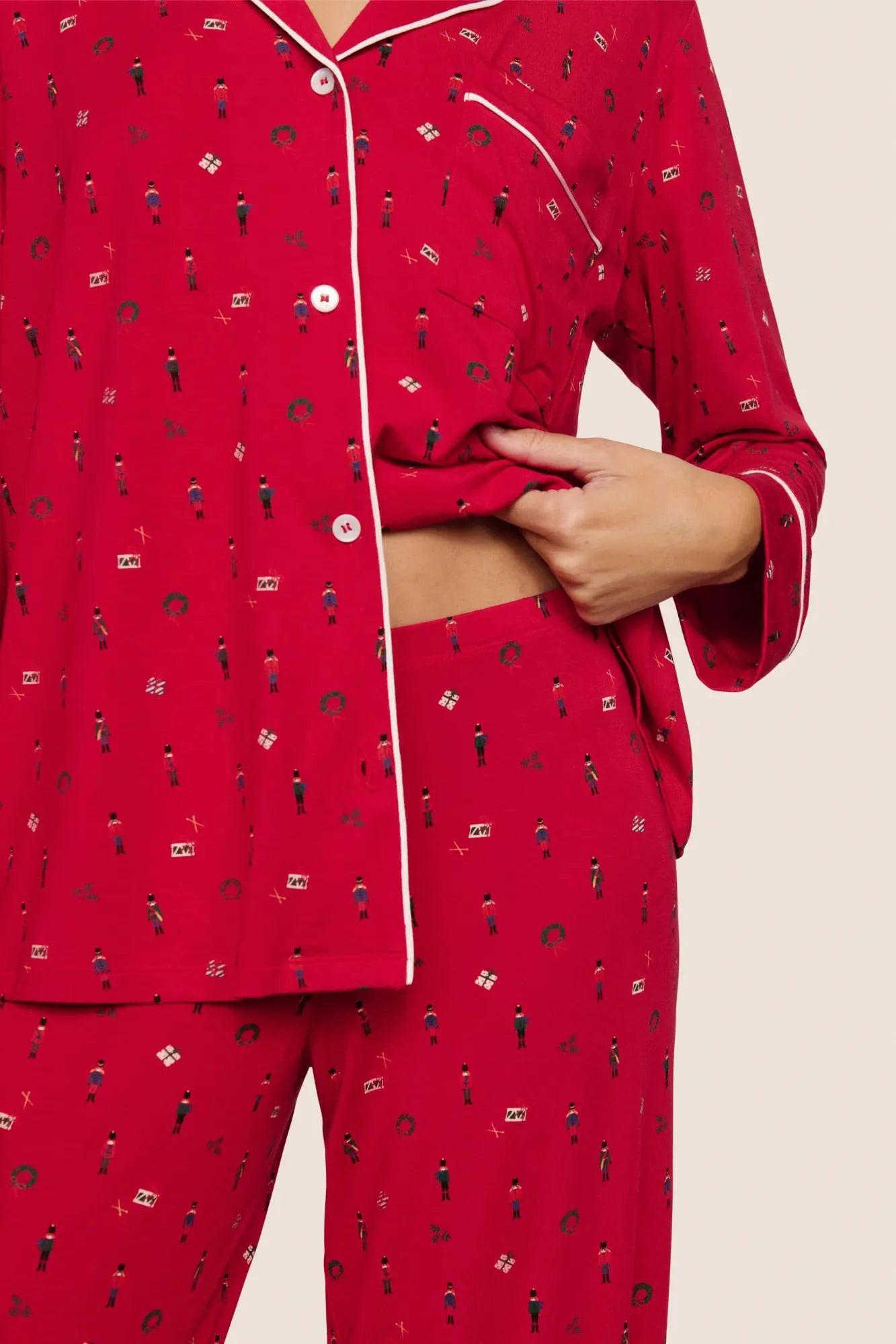 Gisele Printed Tencel Modal Long PJ Set