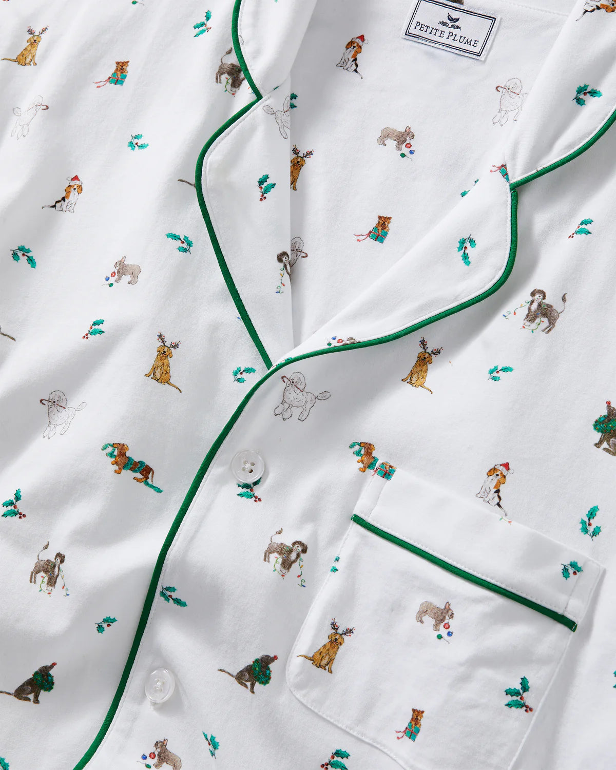 Women's Luxe Pima Jingles Paws Pajama Set
