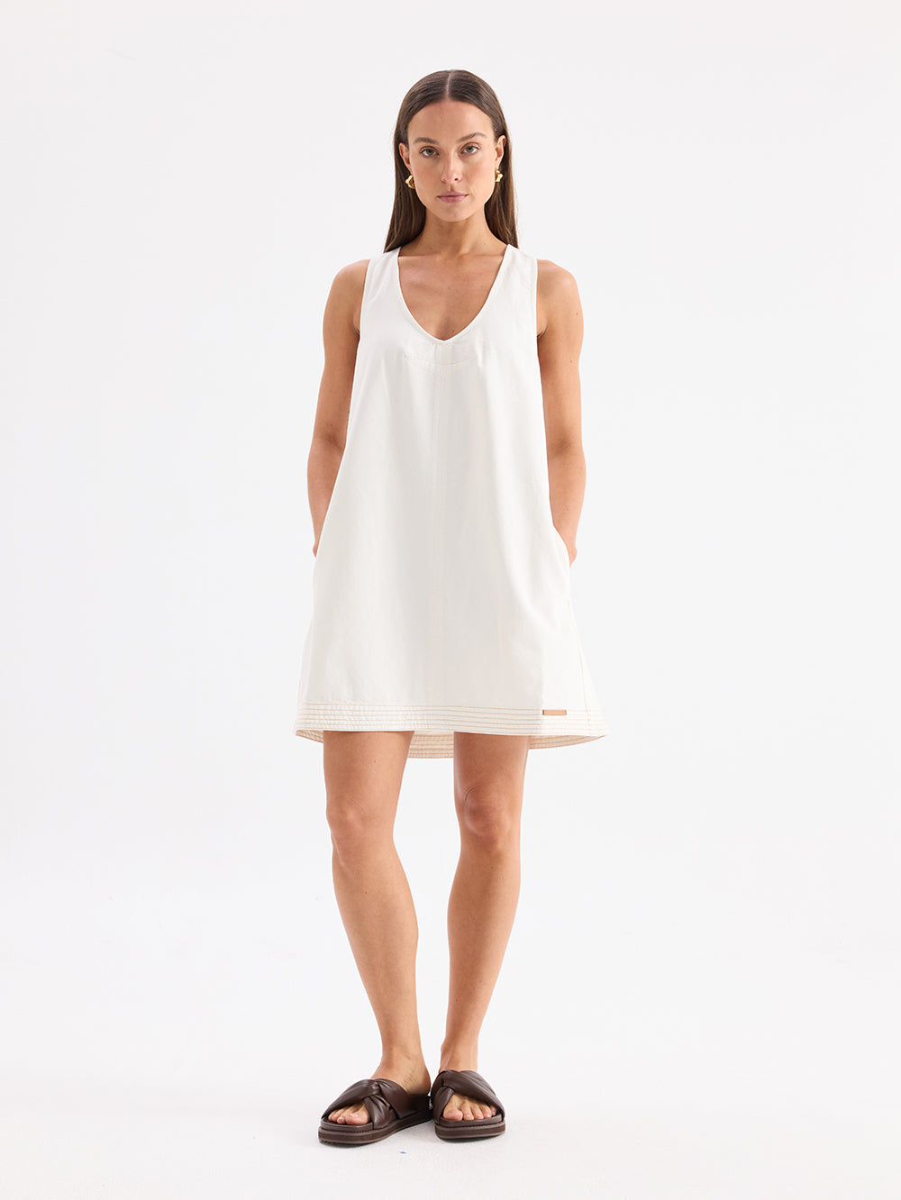 Malo Denim Mini Dress