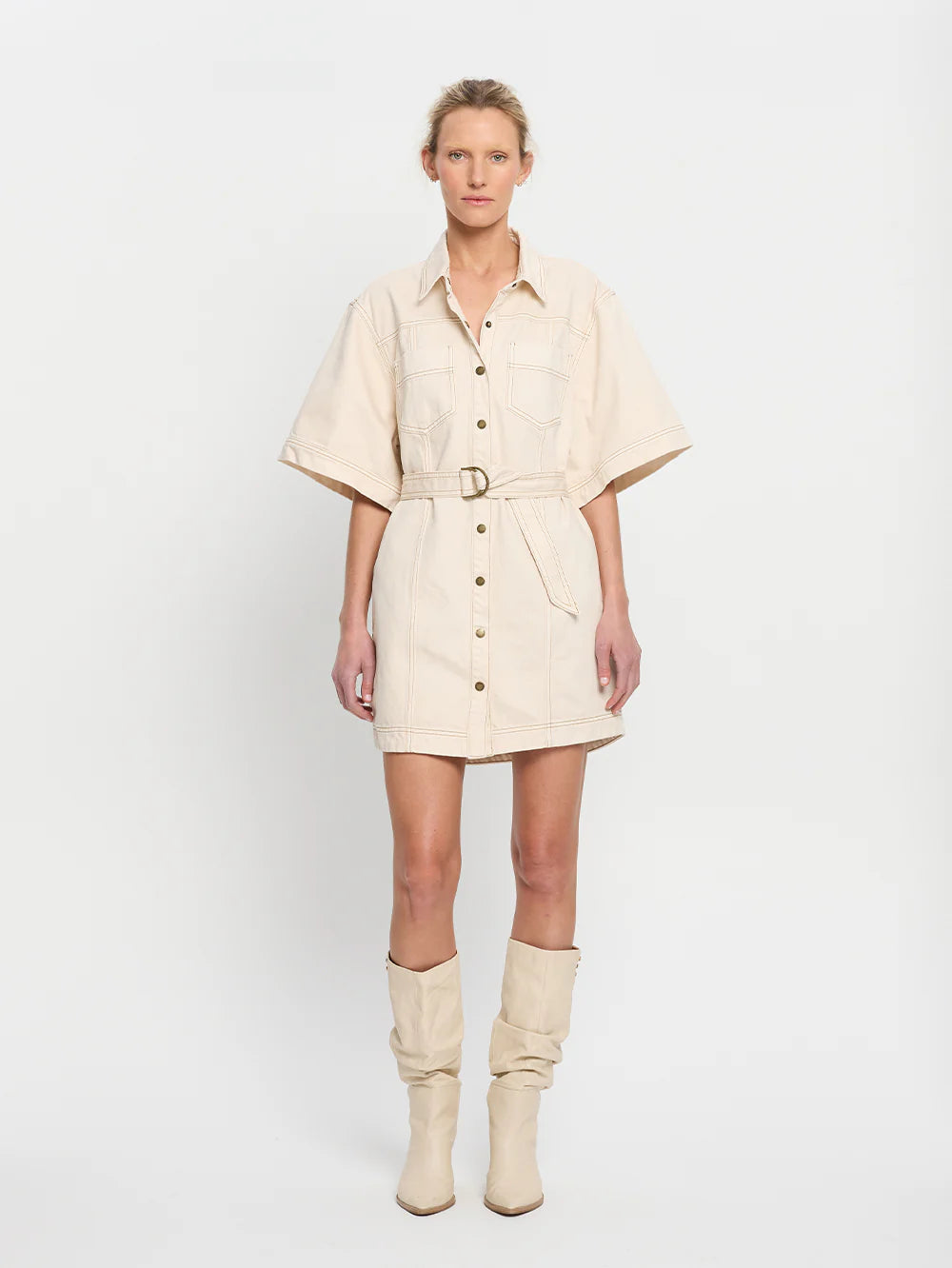 Rowyn Denim Shirt Dress