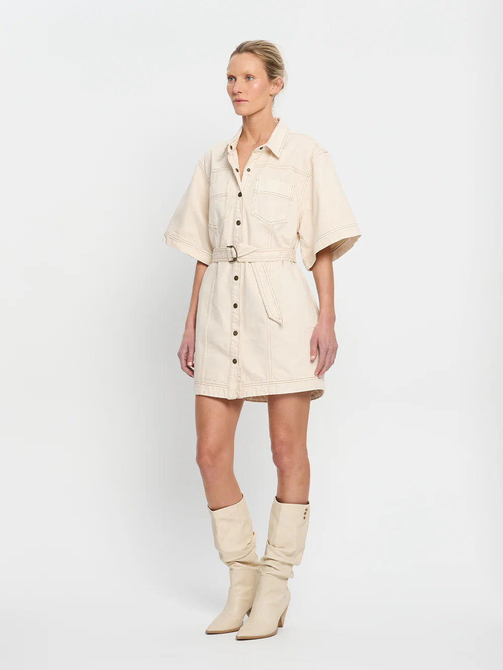 Rowyn Denim Shirt Dress