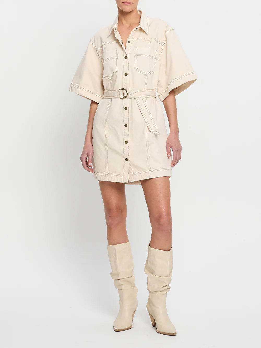 Rowyn Denim Shirt Dress