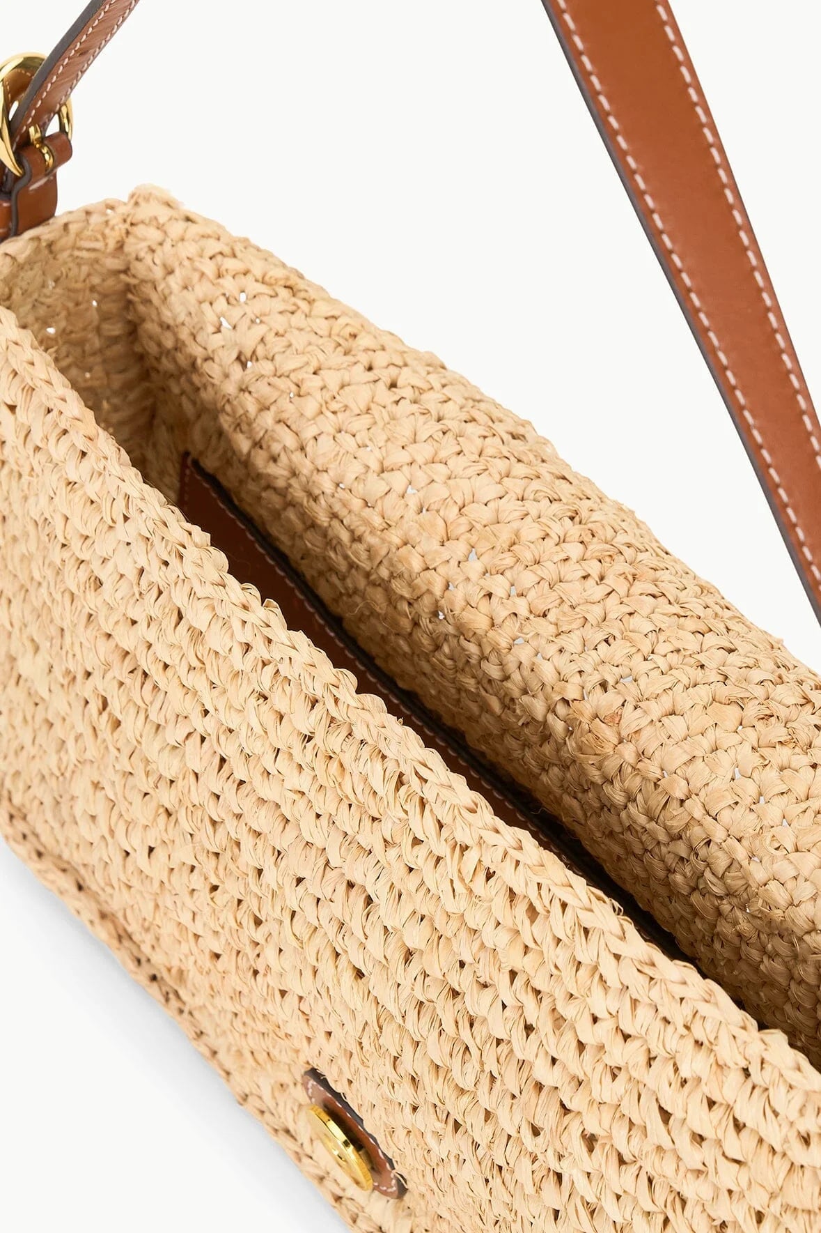 Harlow Raffia Shoulder Bag