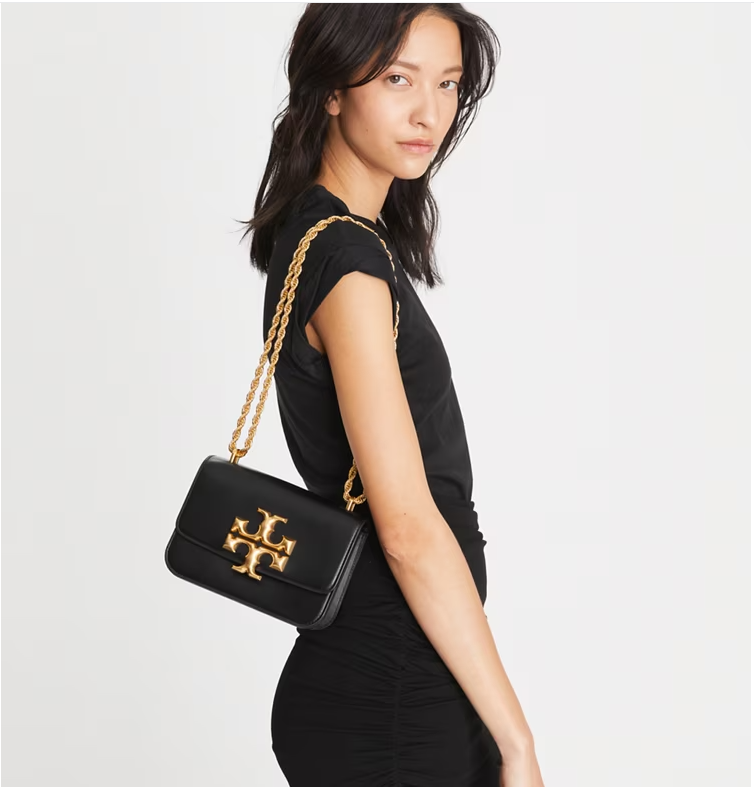 トリーバーチ Small Eleanor ShoulderBag ショルダー Eleanor Small Convertible Shoulder Bag - Black