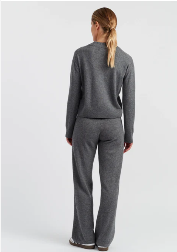 Cashmere Ribbed V-Neck Sweater