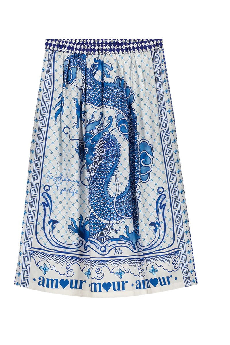 Vanessa Amalfi Printed Skirt