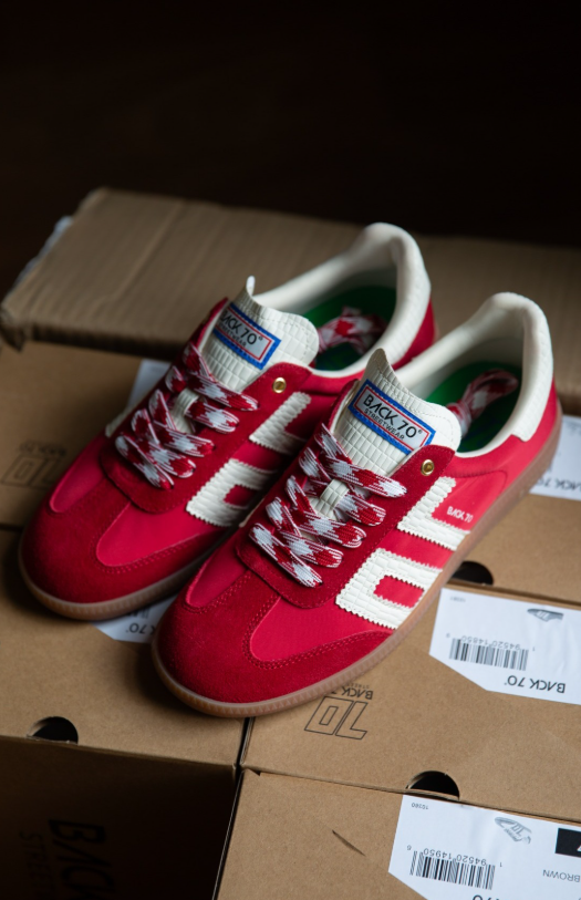 Back 70 Streetwear Ghost Sneakers Red