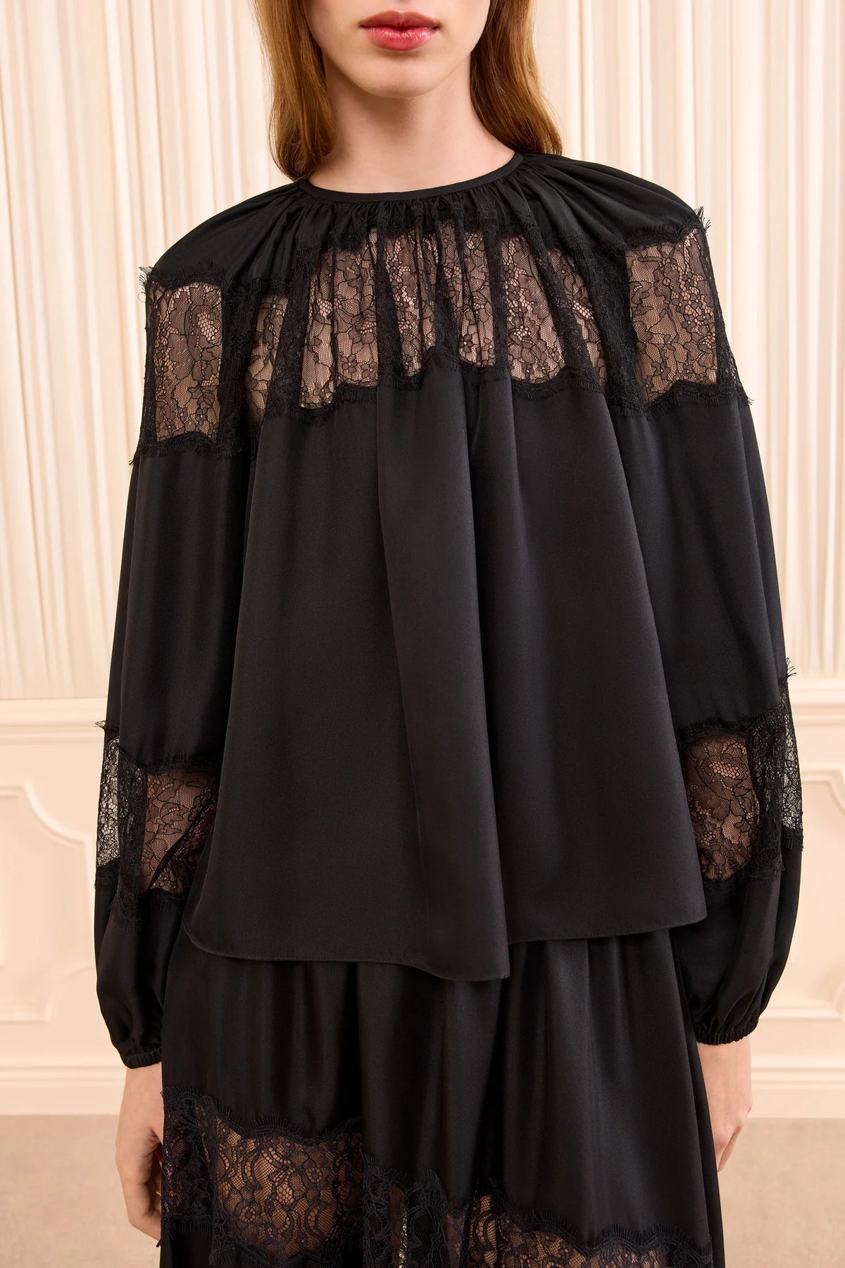 Bess Long Sleeve Silk Blouse