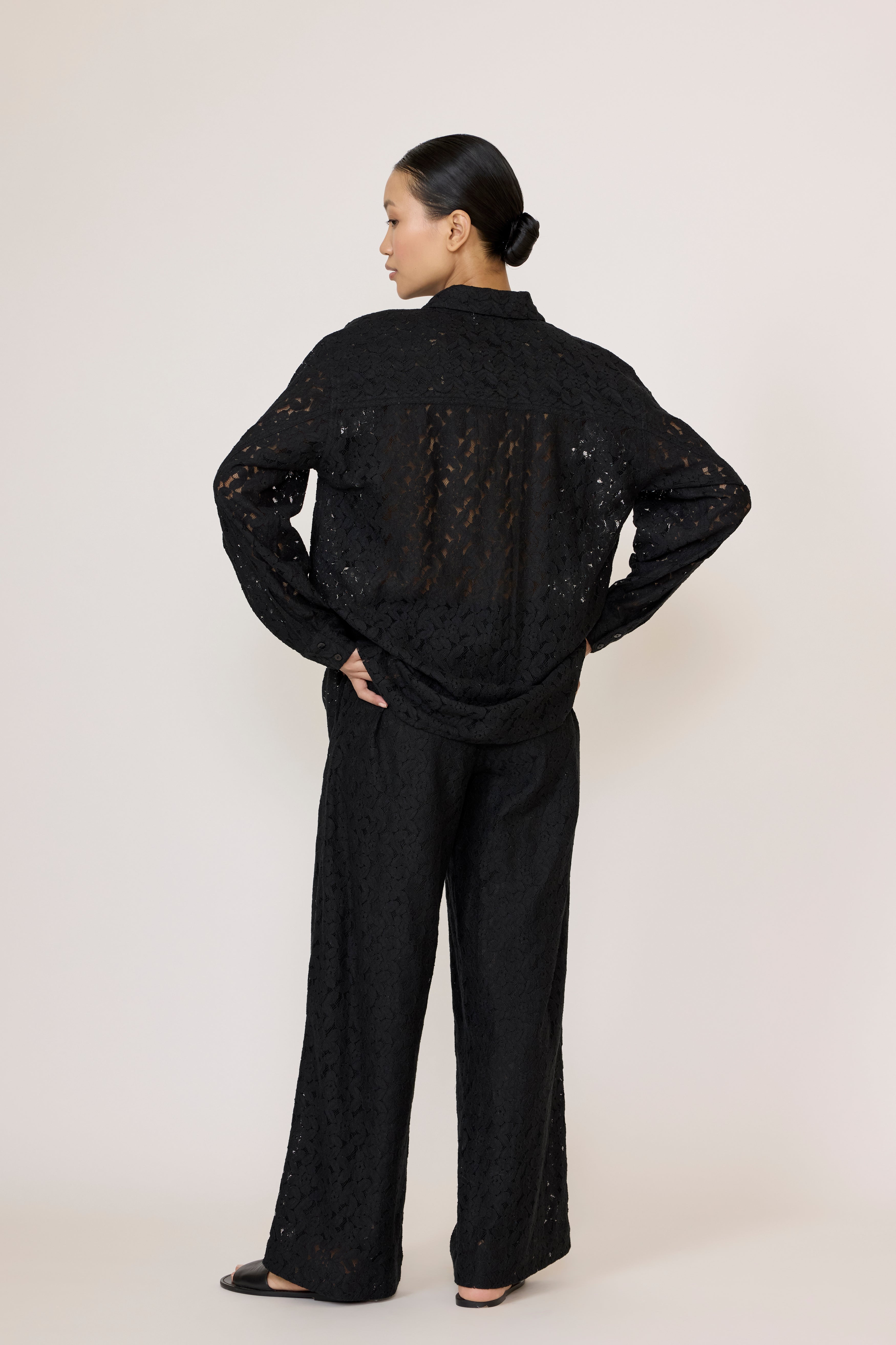 Everything Shirt - Black Lace