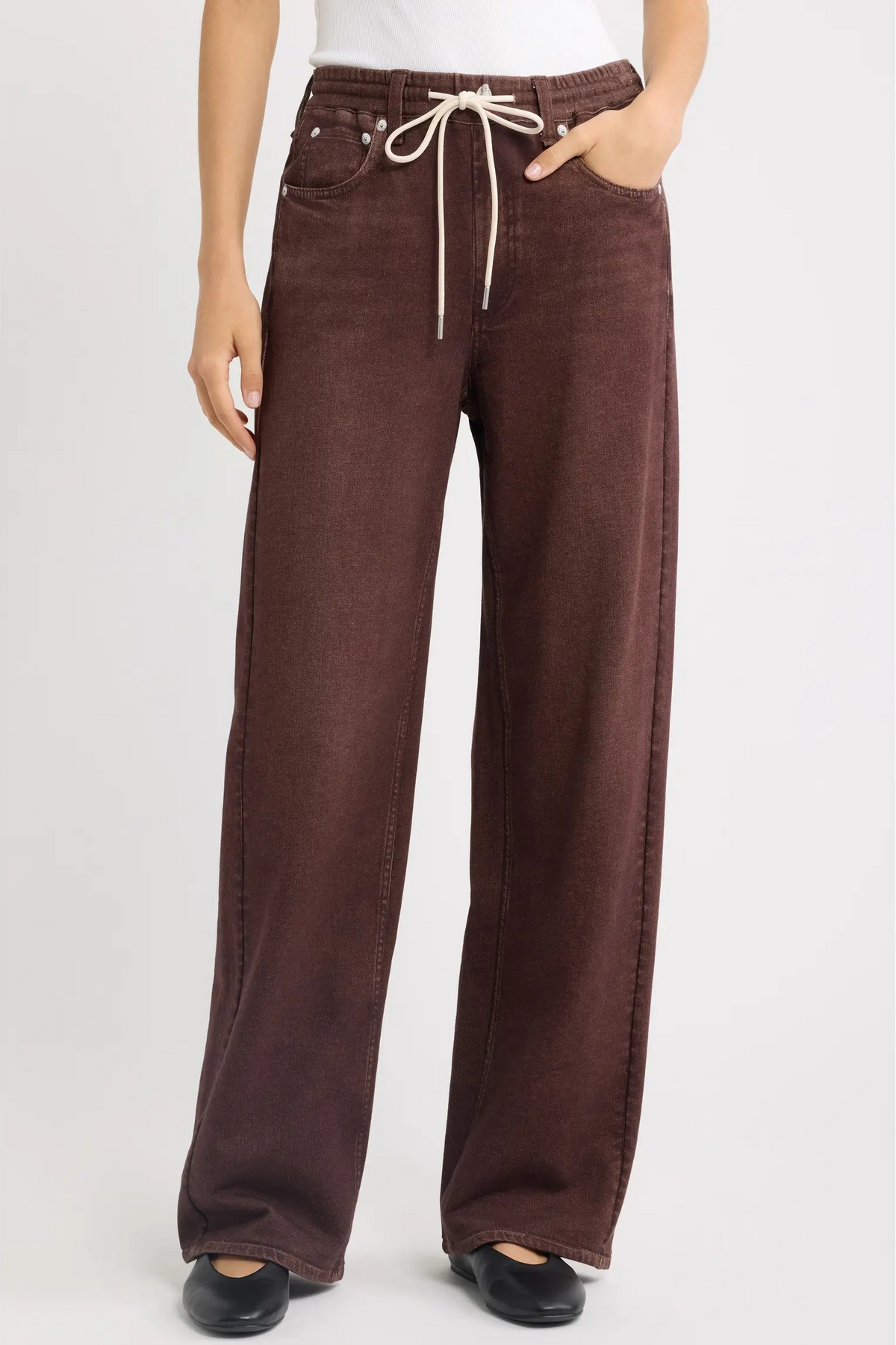 Miramar Terry Drawcord Wide Pant