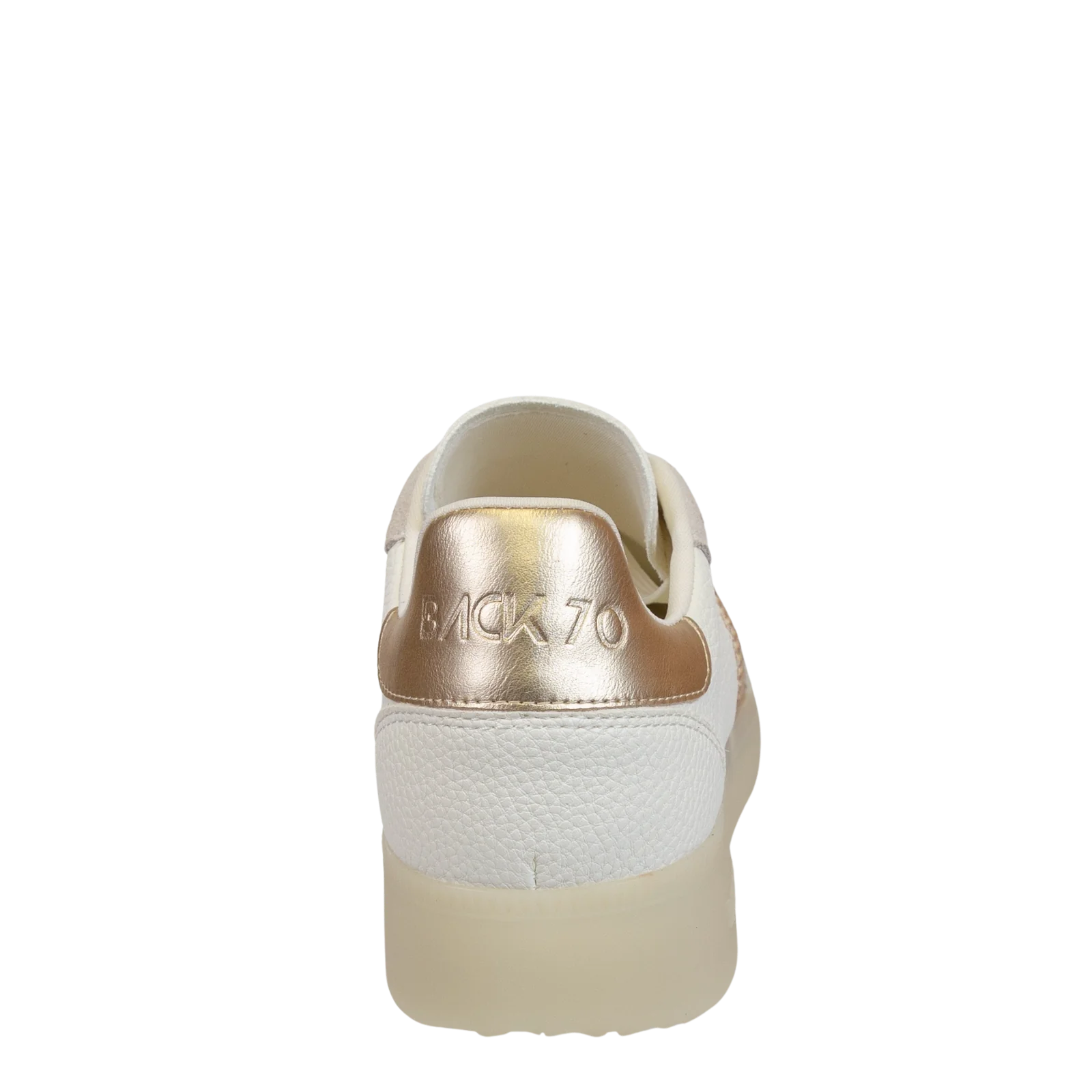 Back 70 Streetwear Boston Sneakers Metallic Gold