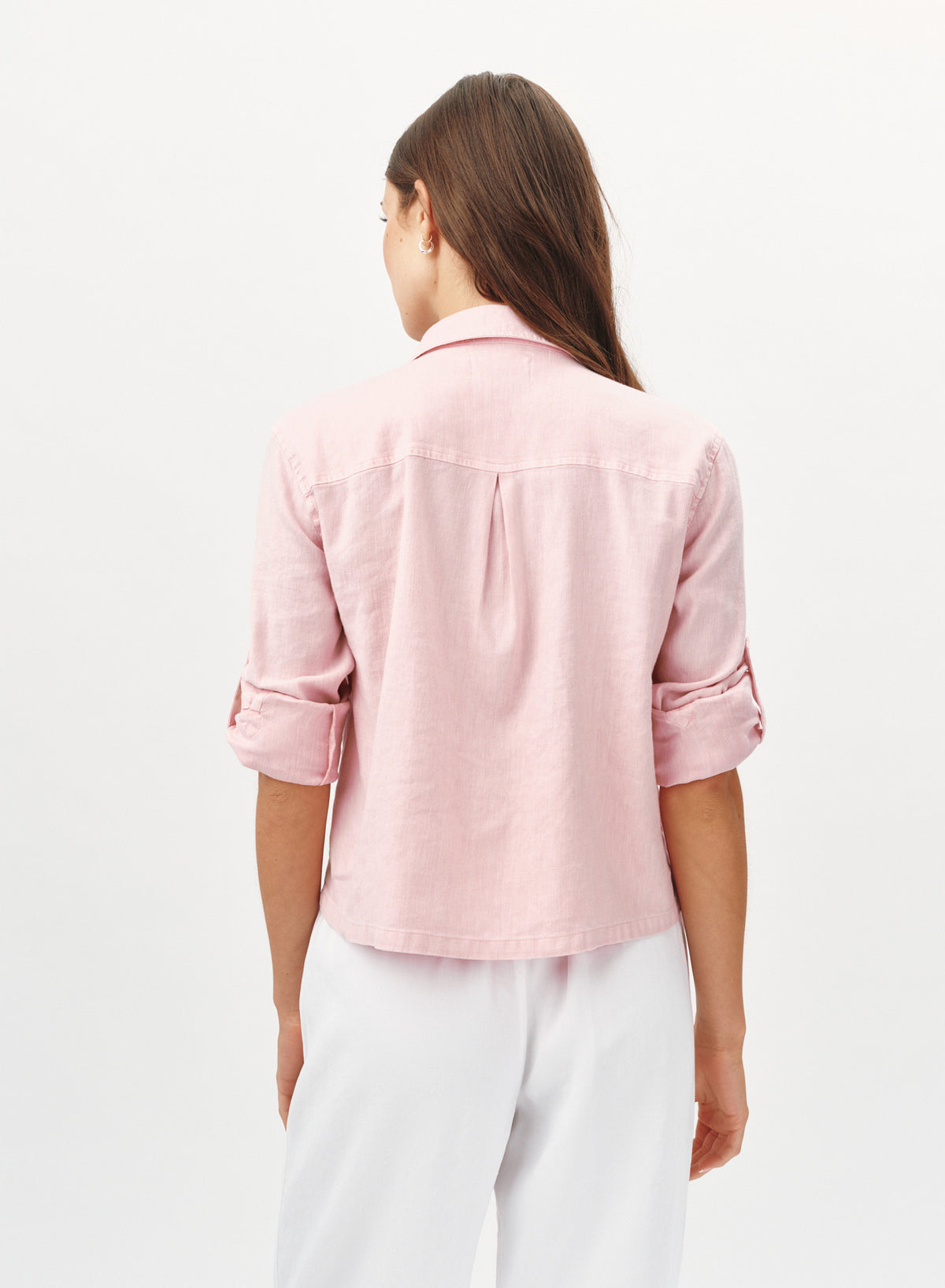 B20484-N19-308 - LONG SLEEVE PATCH POCKET WORK SHIRT