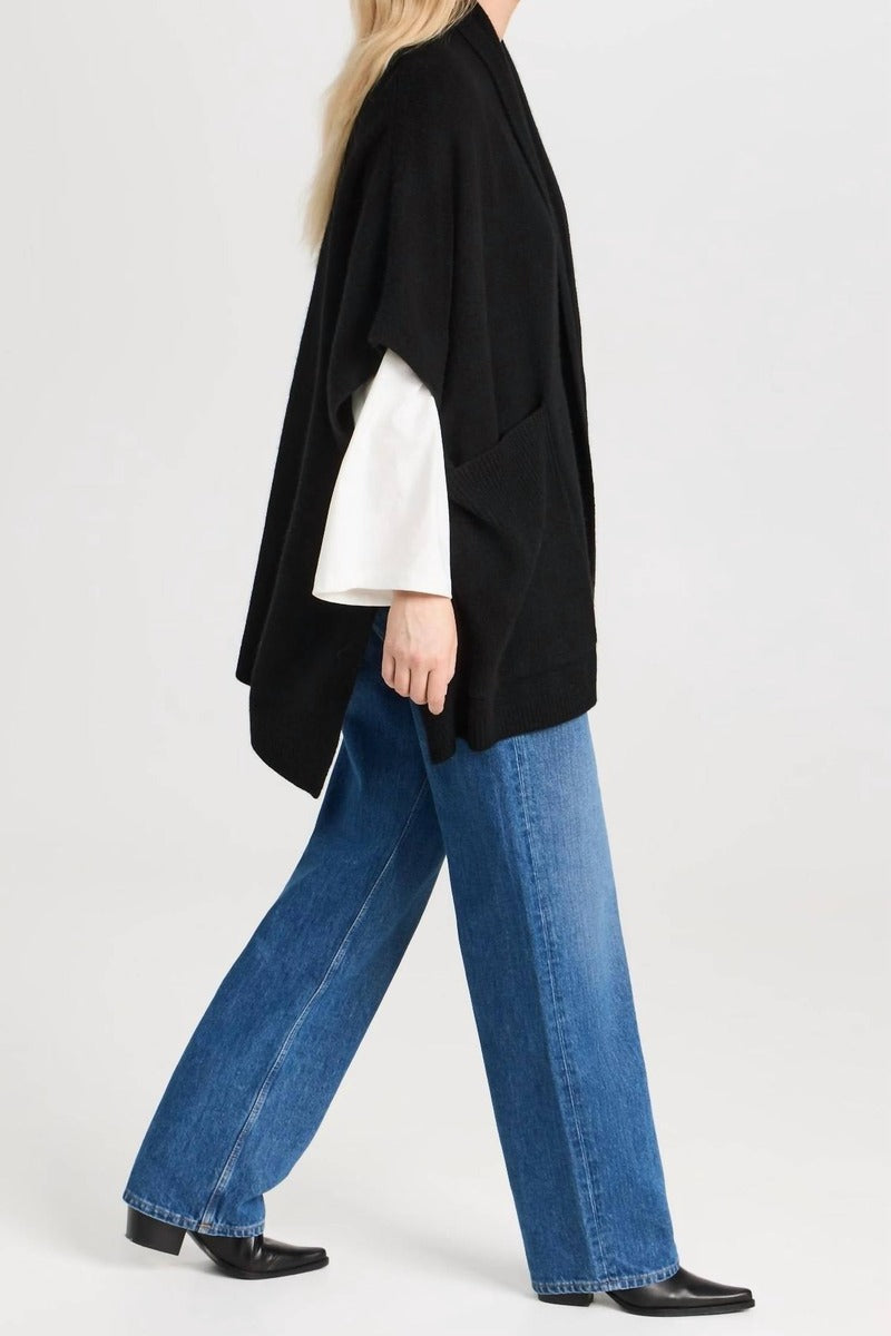 Cashmere Blend Poncho