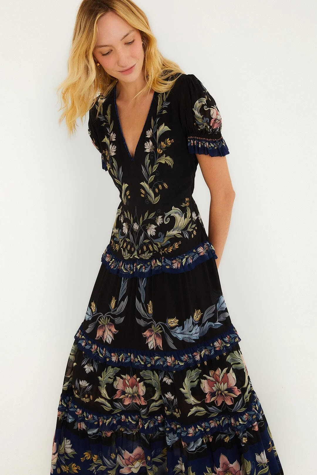 Natalia Black Maxi Dress