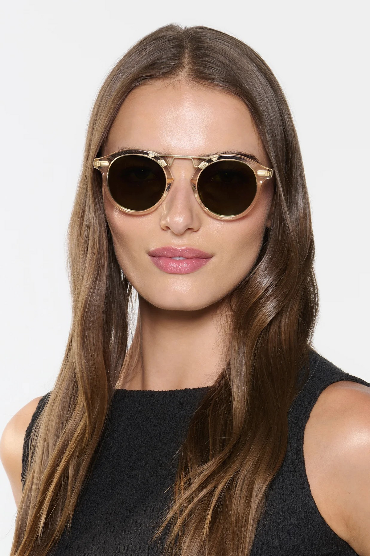 Krewe STL II Sunglasses with Case LoveShackFancy x KREWE STL II Sunglasses main image 3