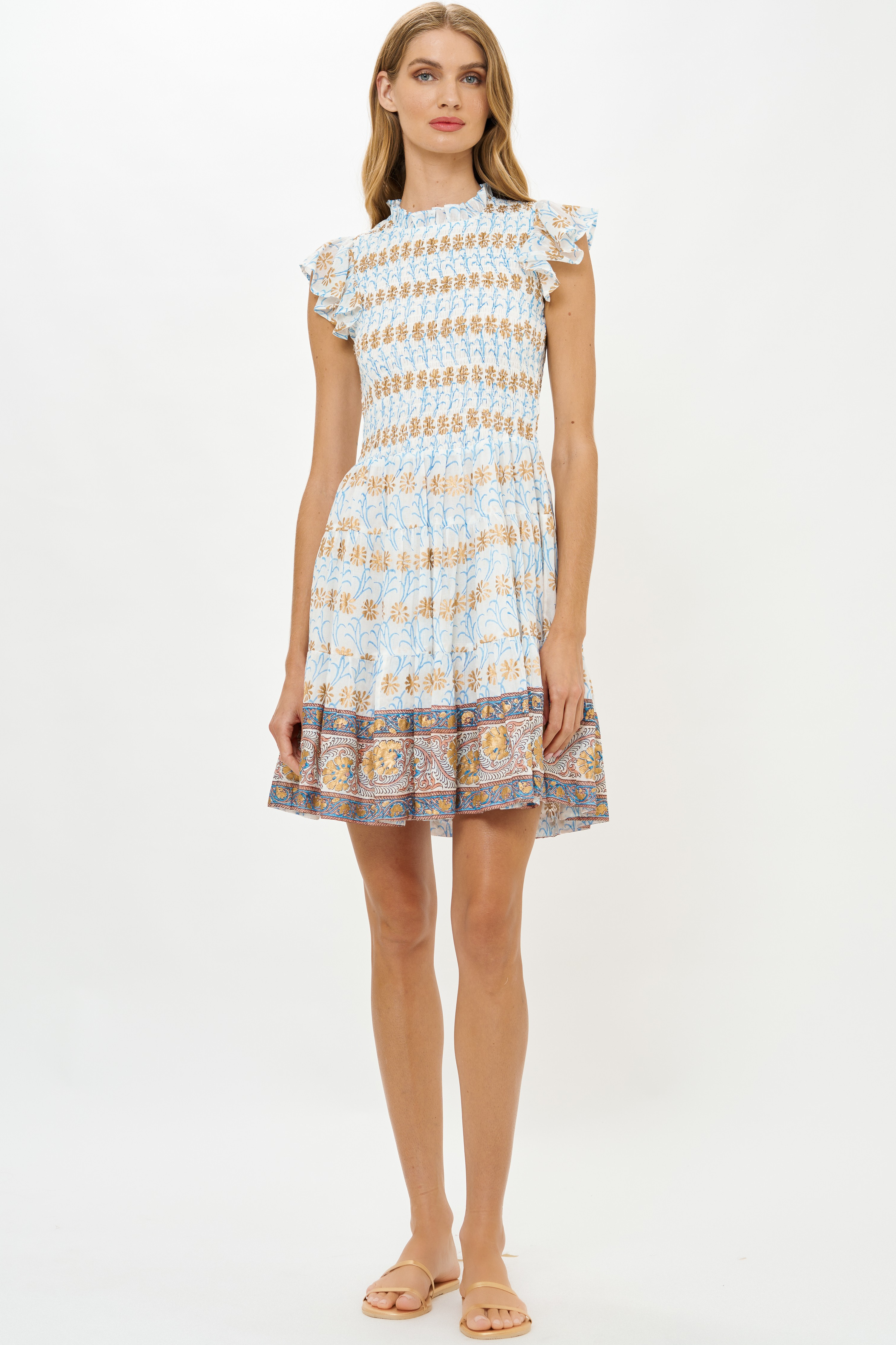 Smocked Flirty Short Dress