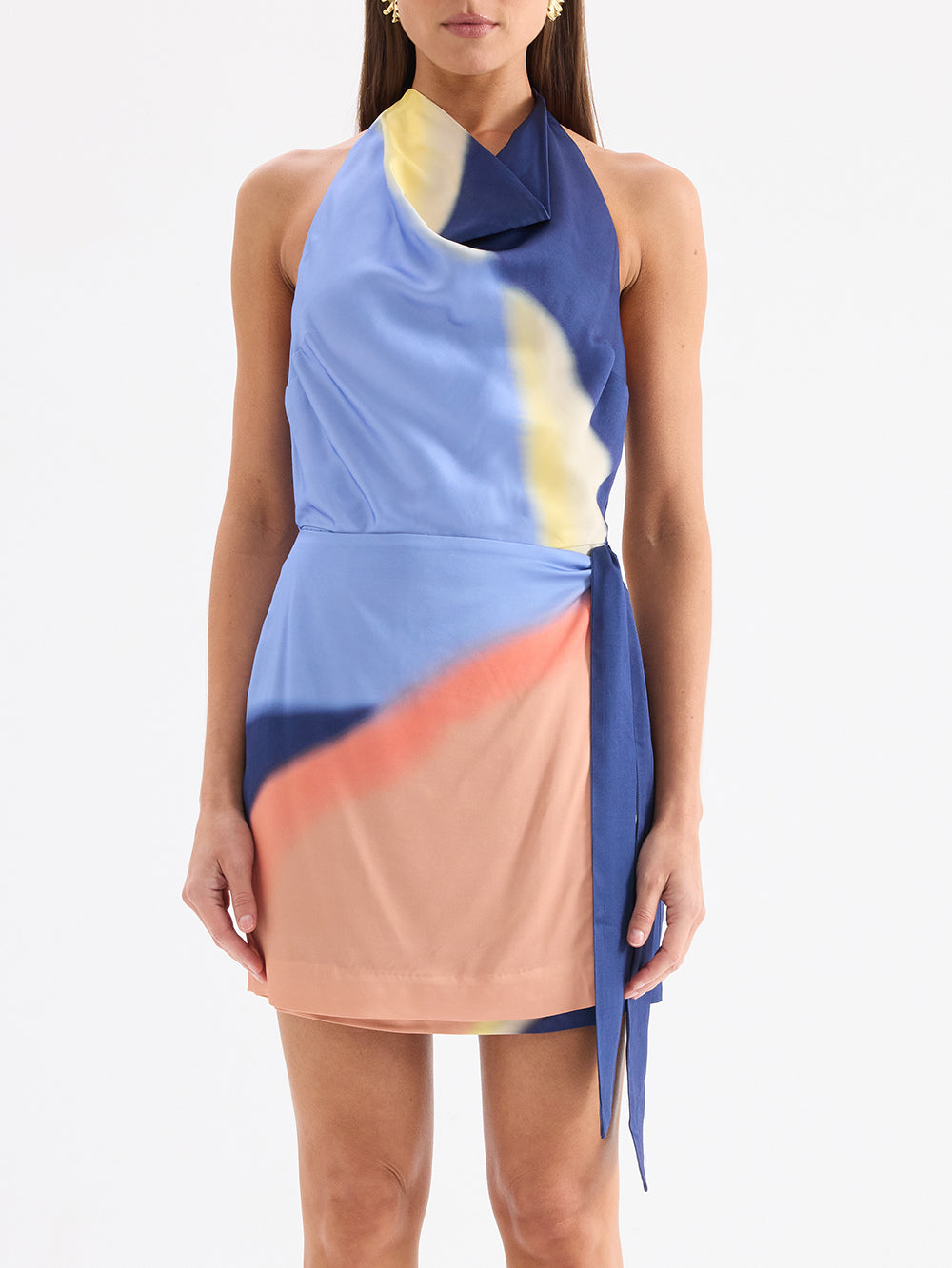 Tigris Wrap Mini Dress