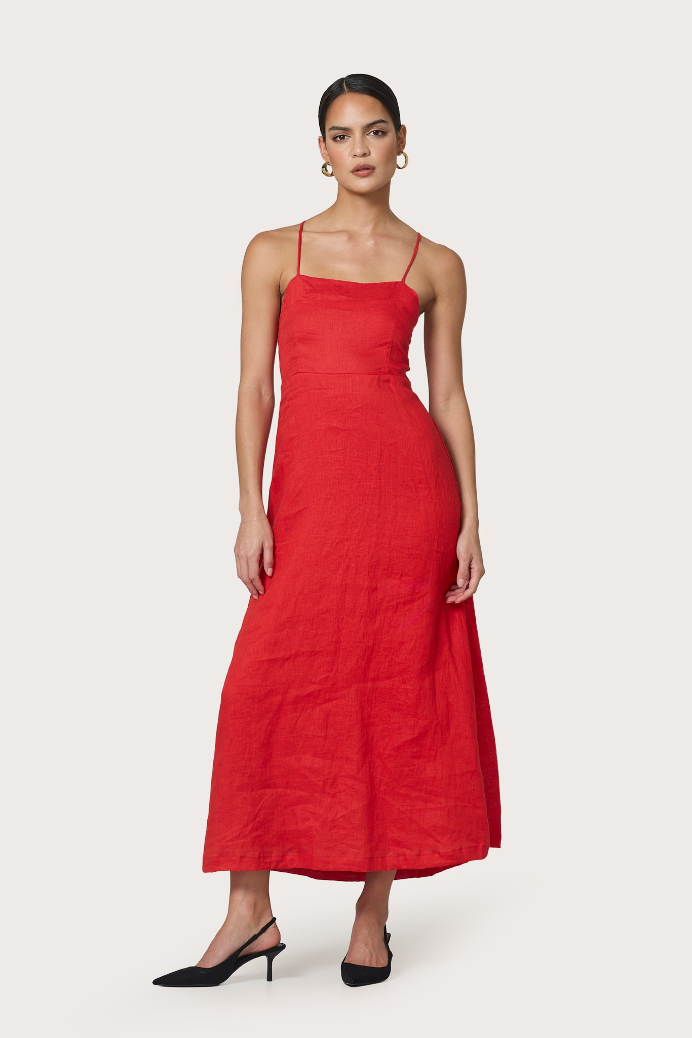 Nyla Dress in Rouge