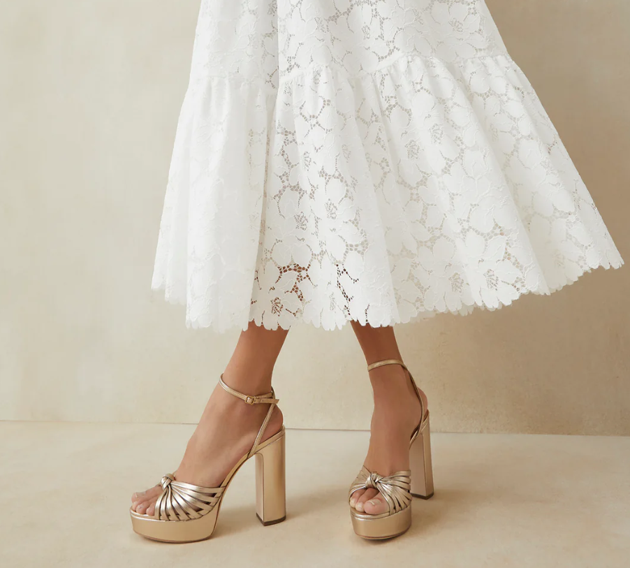 Rivka Knot Platform Sandal