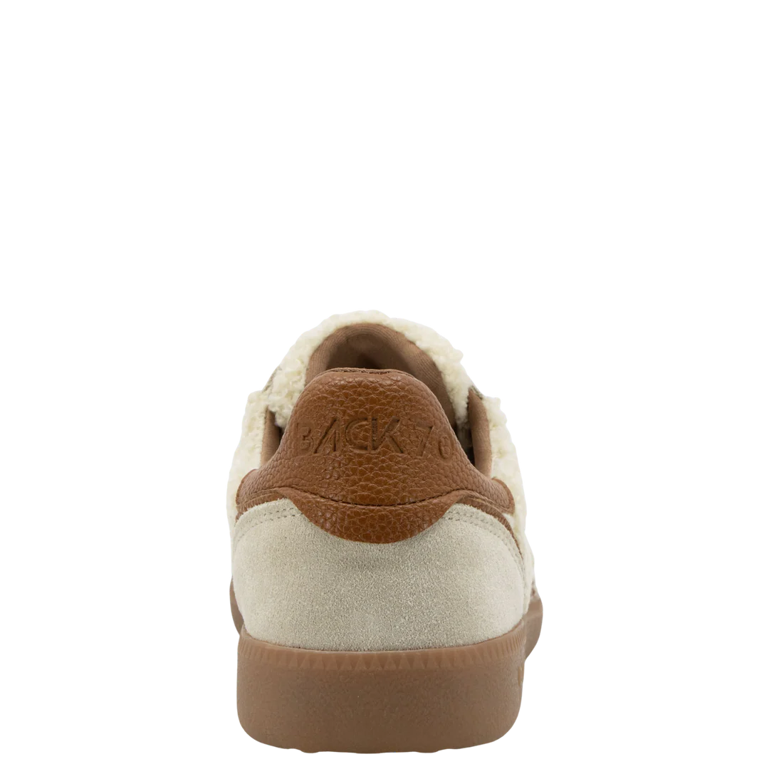 Back 70 Streetwear Teddy FU Sneaker Milk Ice Cuoio