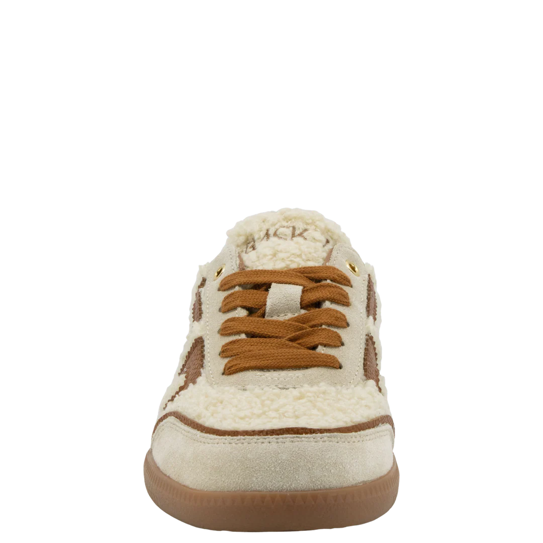 Back 70 Streetwear Teddy FU Sneaker Milk Ice Cuoio