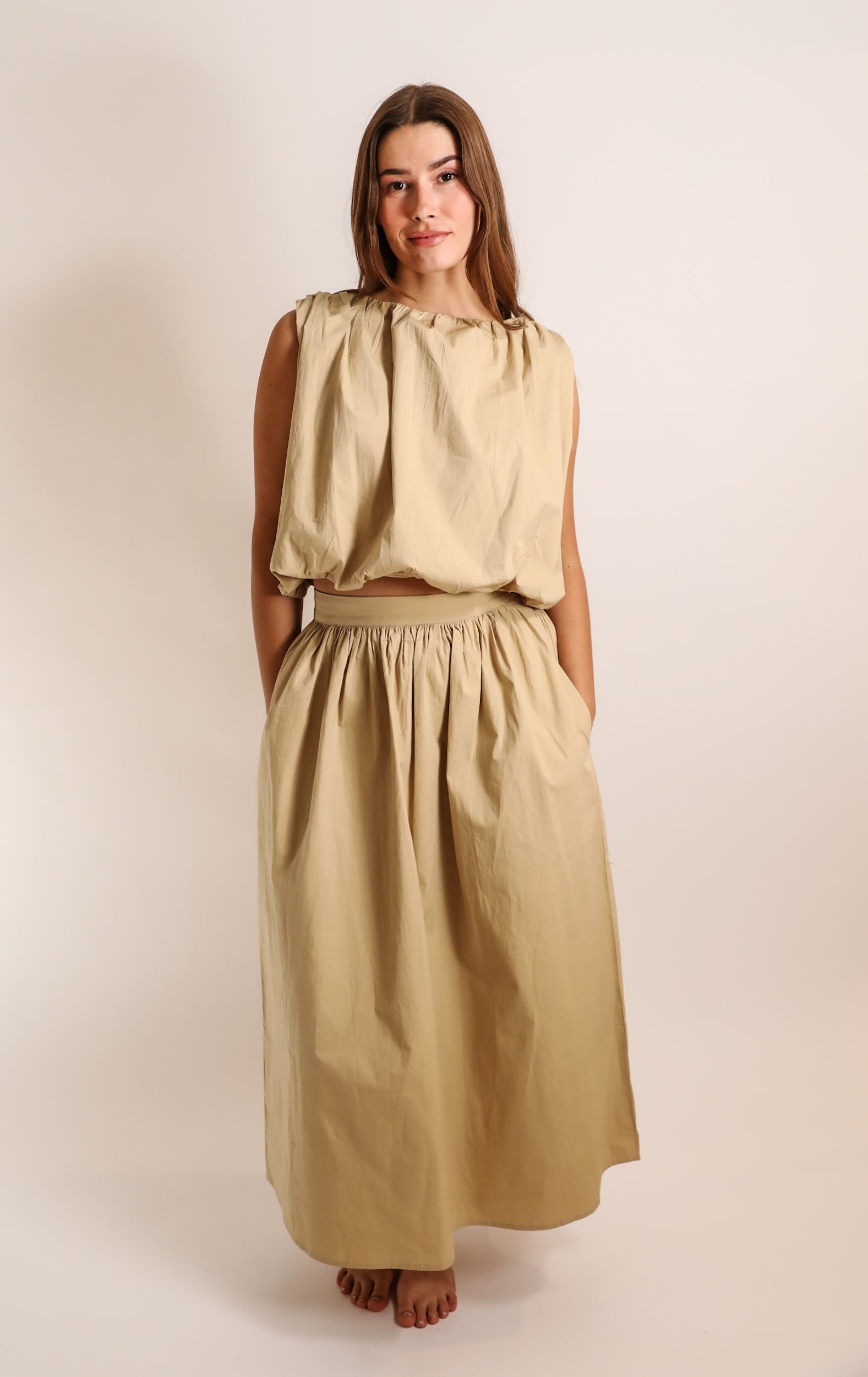 Yarrow Skirt Khaki