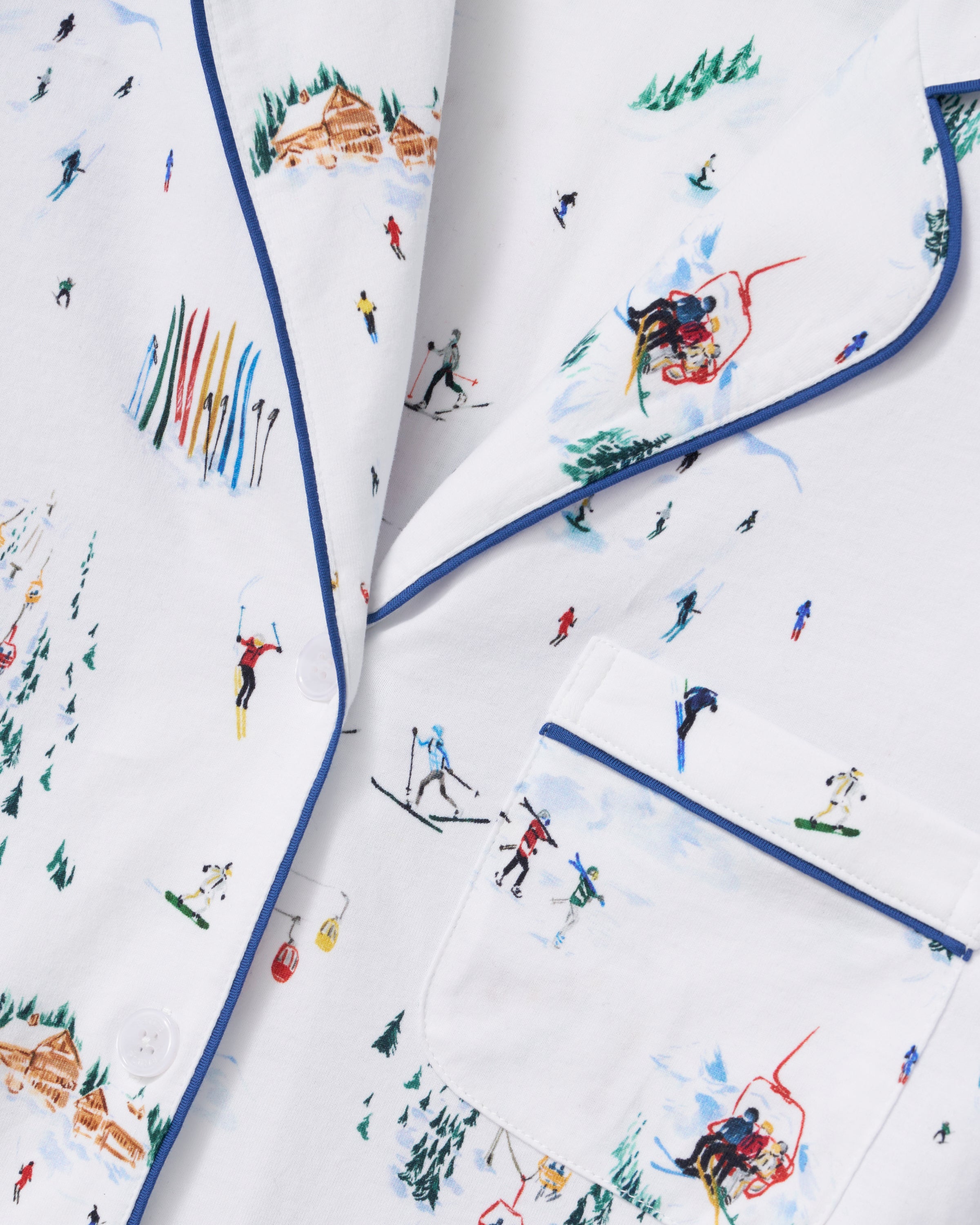 Women's Pima Pajama Set In Alpine Village