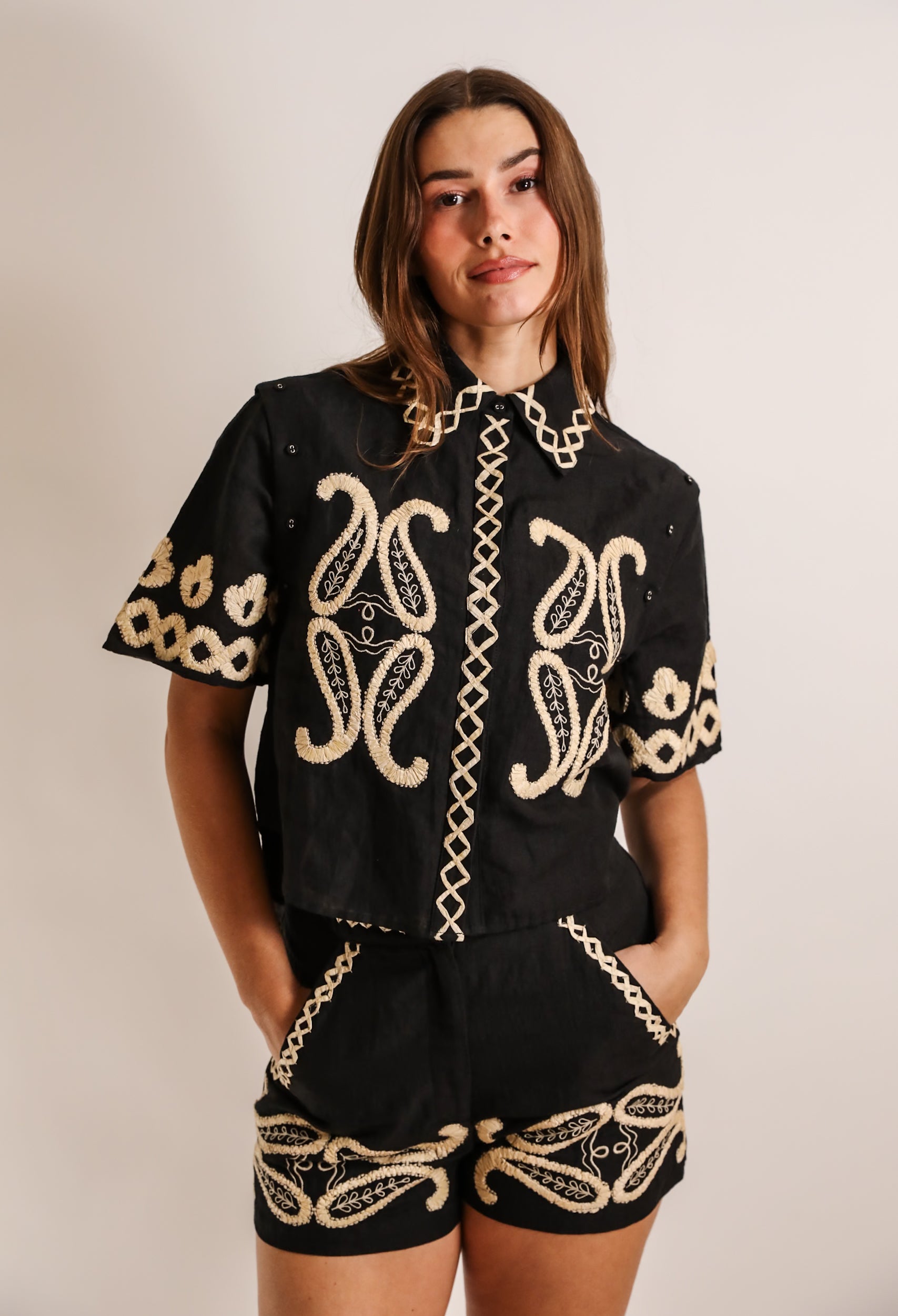 Como Raffia Convertible Top