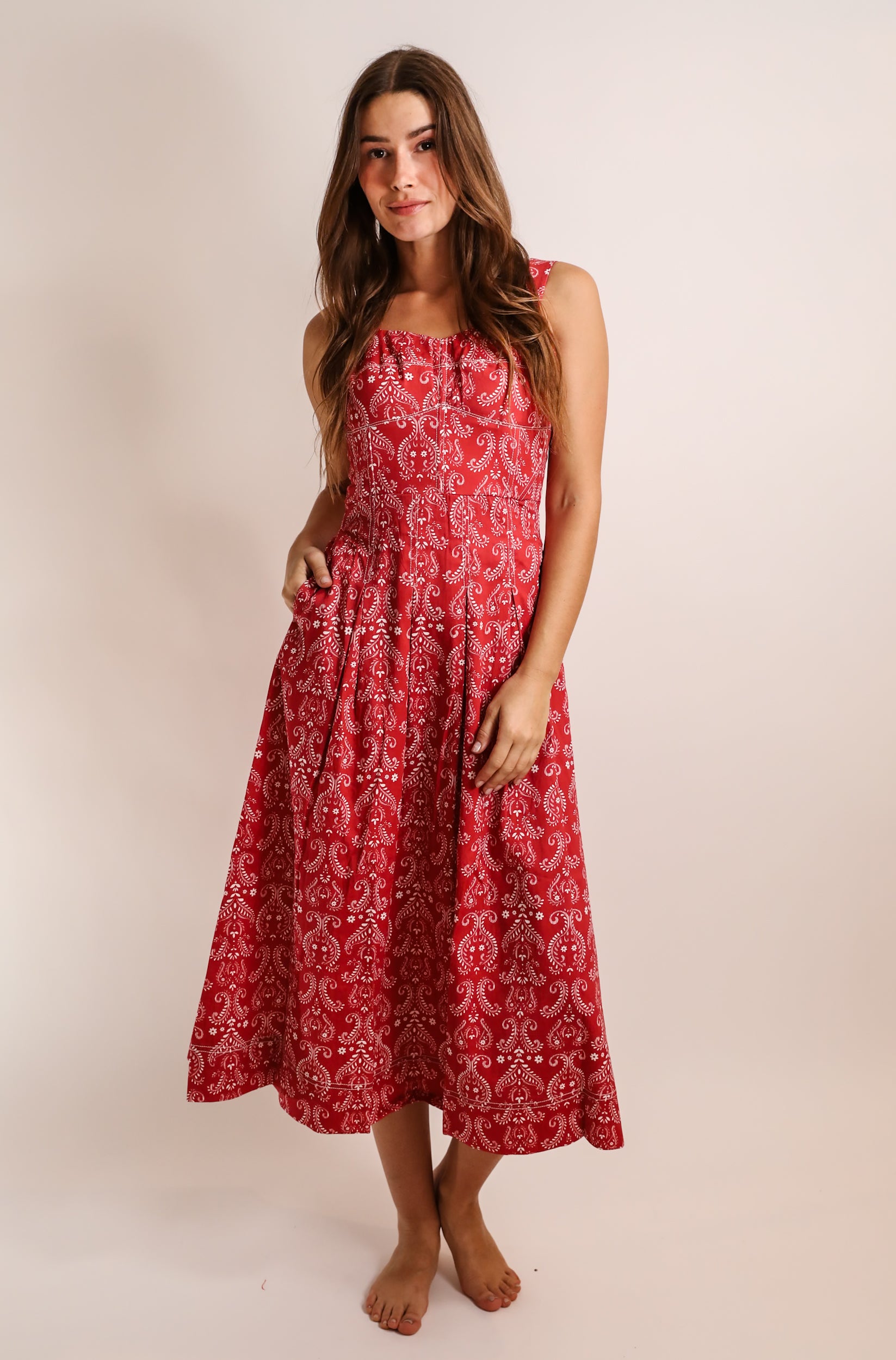 Sweetheart Midi Dress