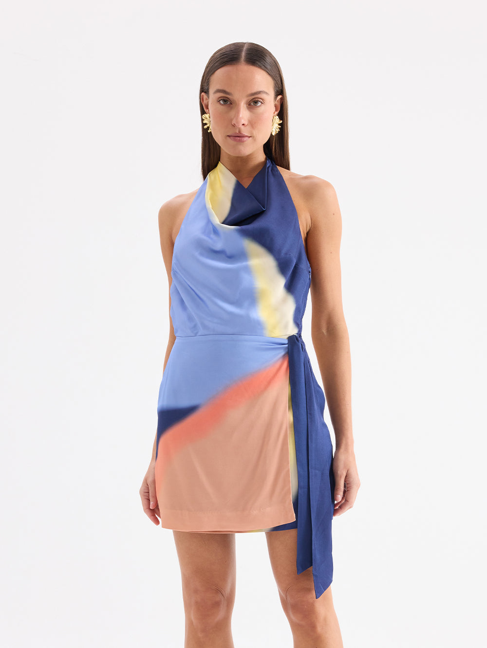 Tigris Wrap Mini Dress