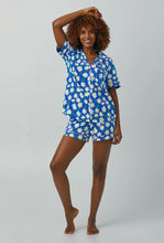 Load image into Gallery viewer, Lazy Daisy Short Sleeve Classic Shorty Stretch Jersey PJ Set