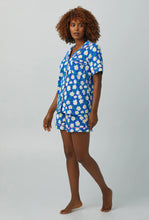 Load image into Gallery viewer, Lazy Daisy Short Sleeve Classic Shorty Stretch Jersey PJ Set