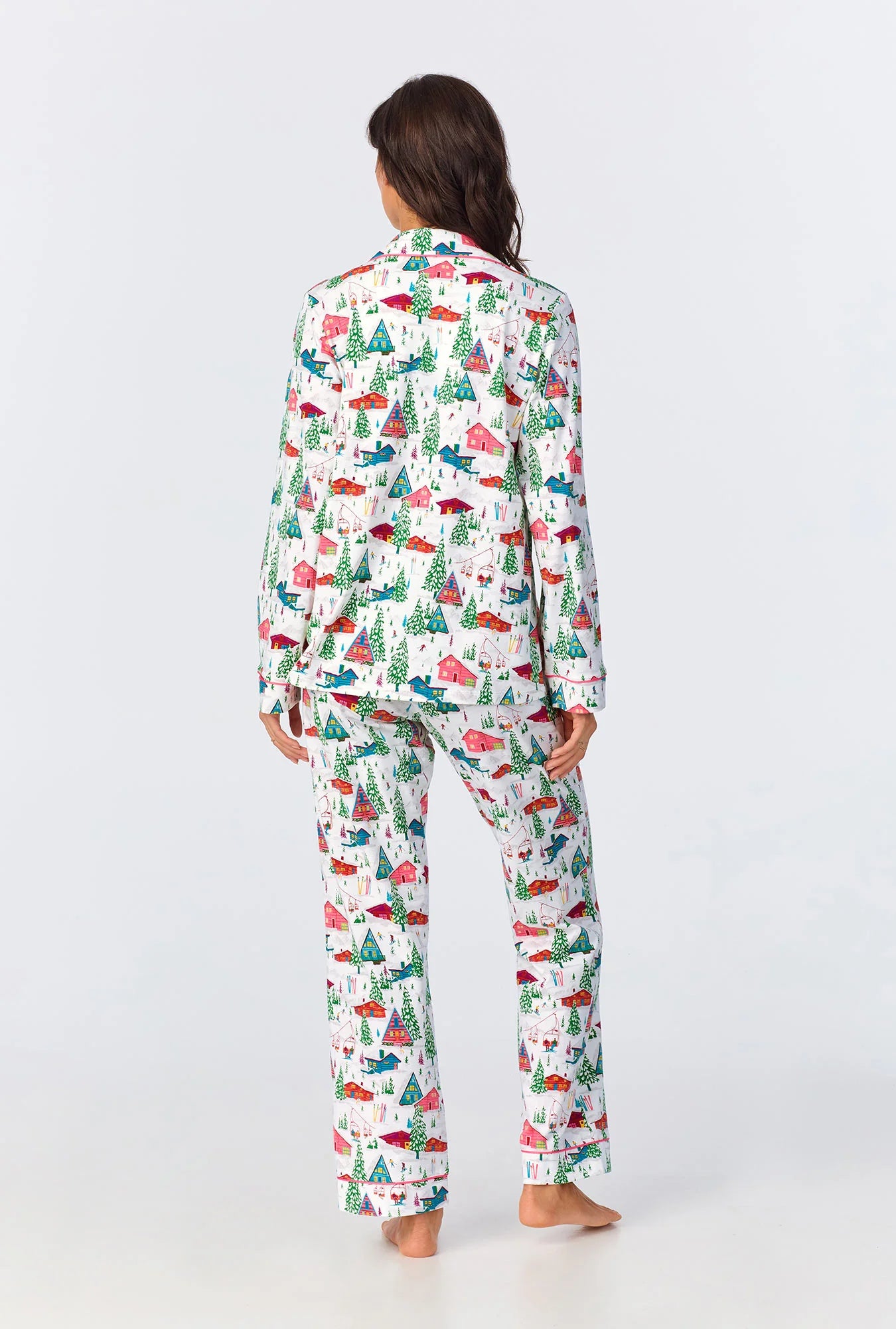 Alpine Cabins Long Sleeve PJ Set