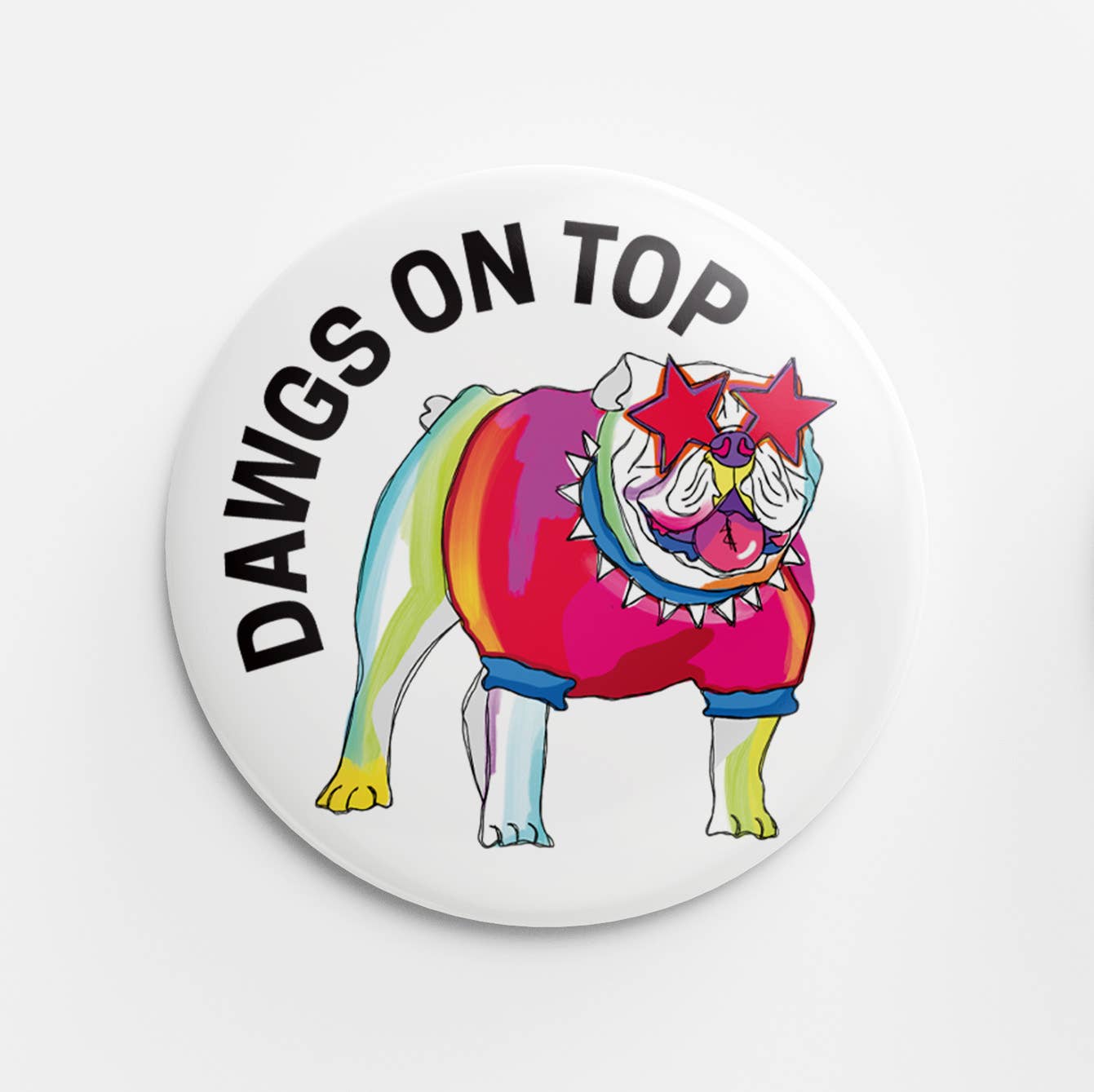 Dawgs On Top Button