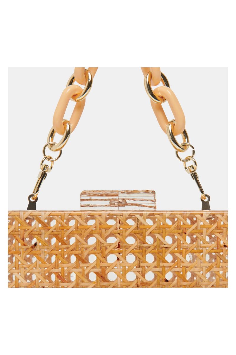 Cane Clutch Handbag