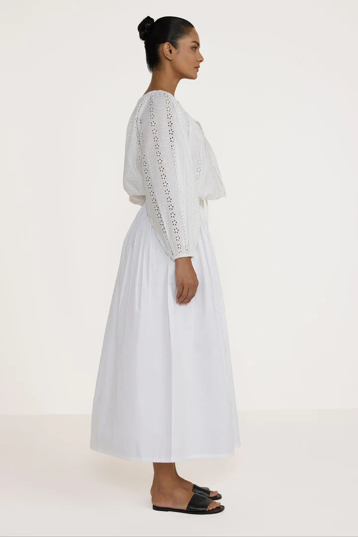 Off The Shoulder Blouse - Ivory Lace
