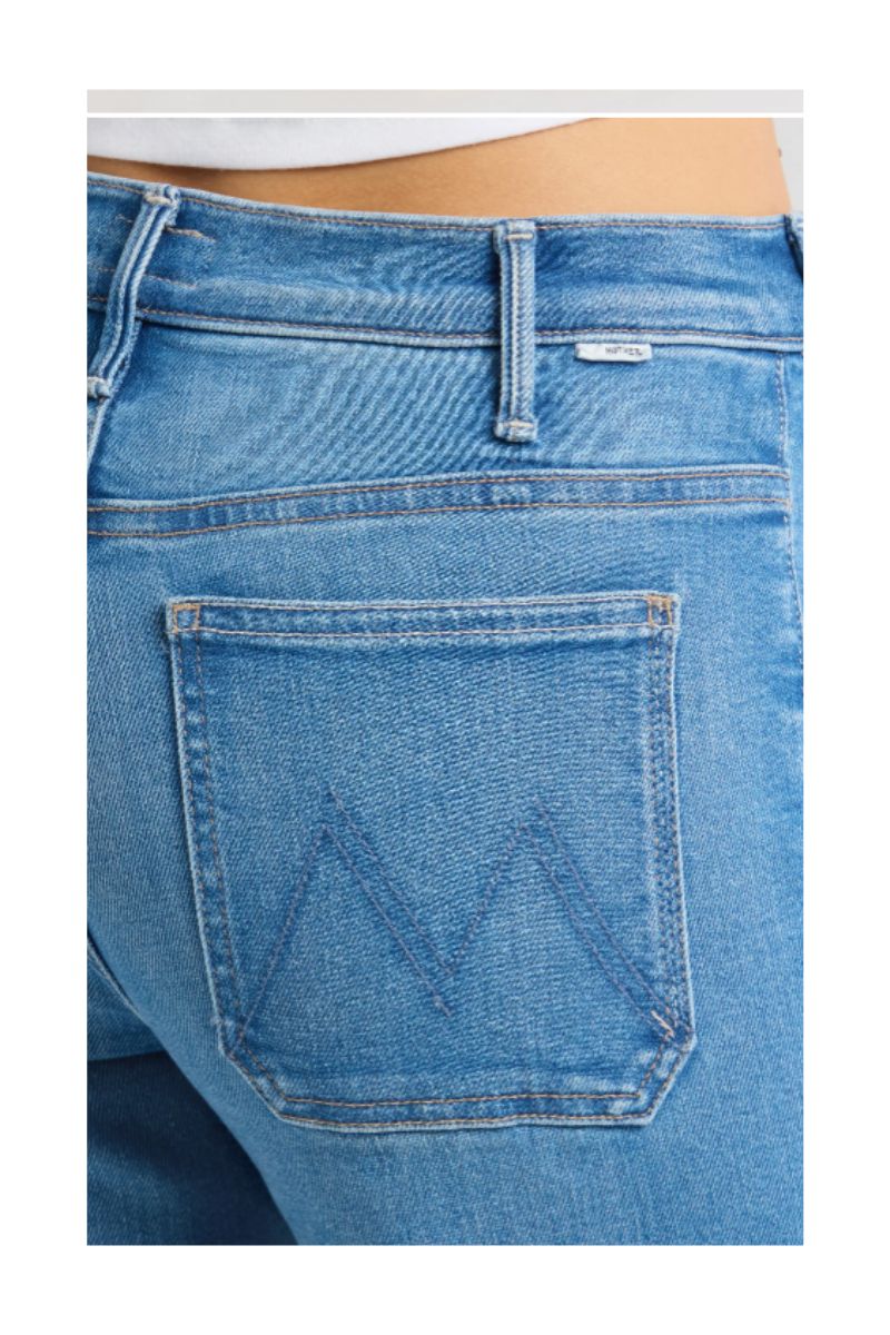 Lil' Hustler Roller Patch Pocket Sneak Wide Leg Jeans