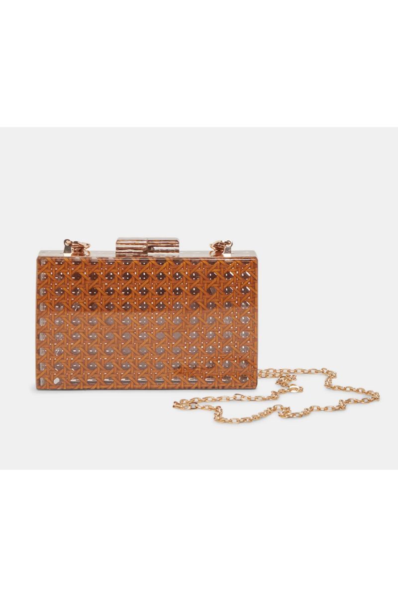 Cane Clutch Handbag