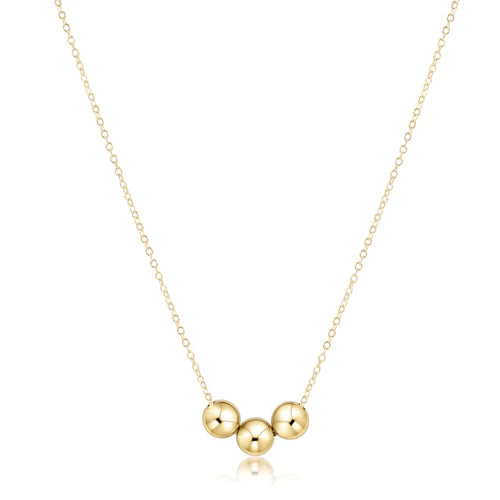 16" Necklace Gold - Joy 6mm