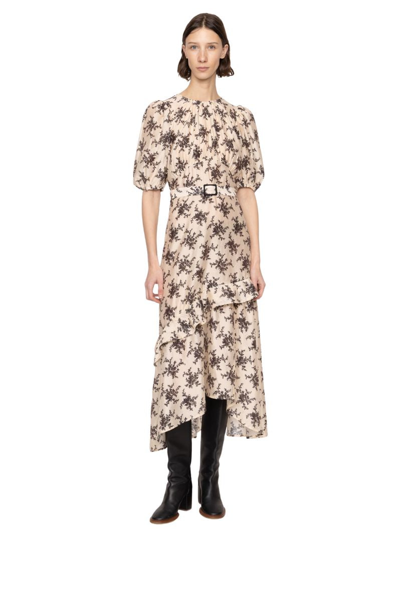 Joan Print Short Sleeve Dress