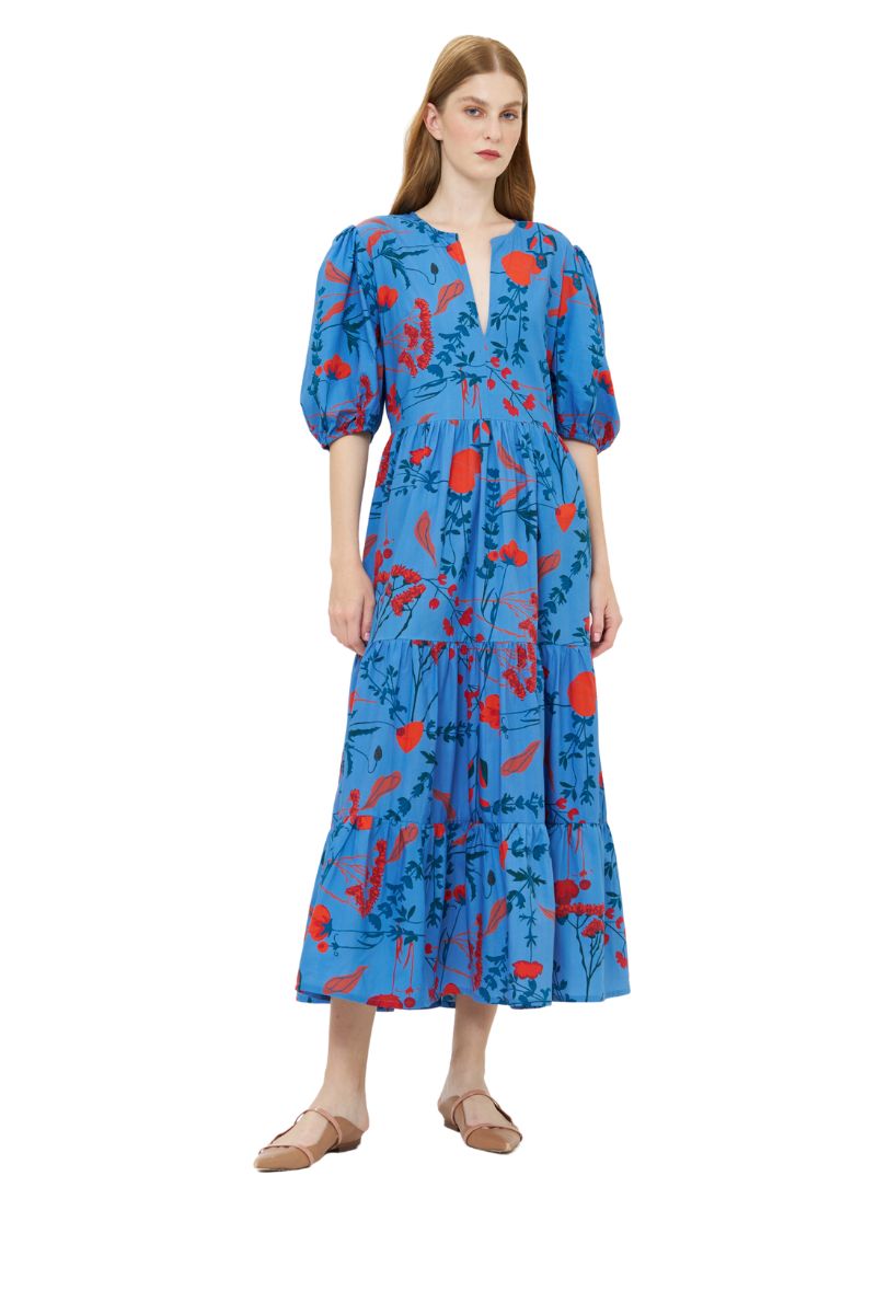 Puff Sleeve Maxi