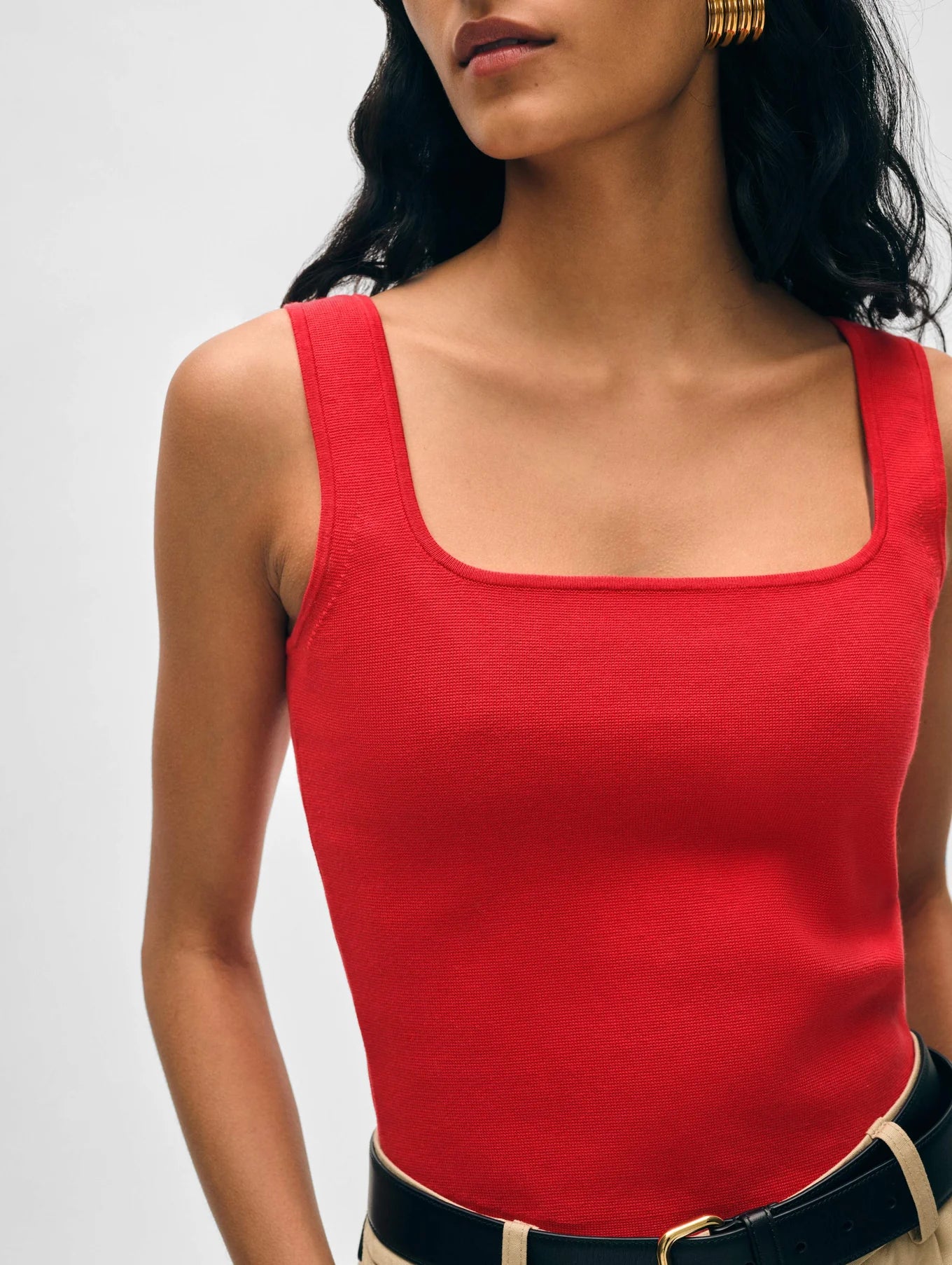 Organic Cotton Square Neck Tank