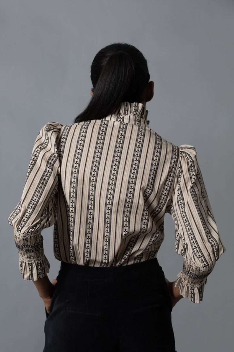 Frilled Button Down