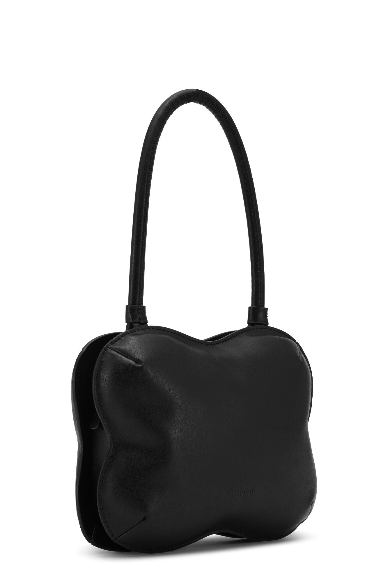 Ganni - Black Butterfly Top Handle Handbag